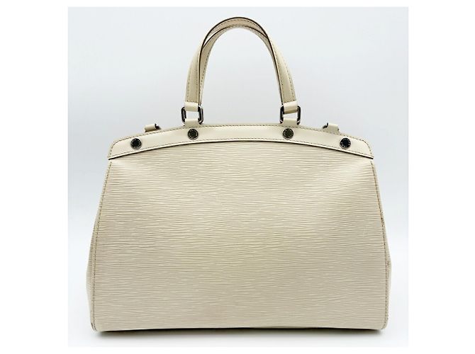 Borsa a tracolla Louis Vuitton in pelle Epi Bianco sporco - vista 3