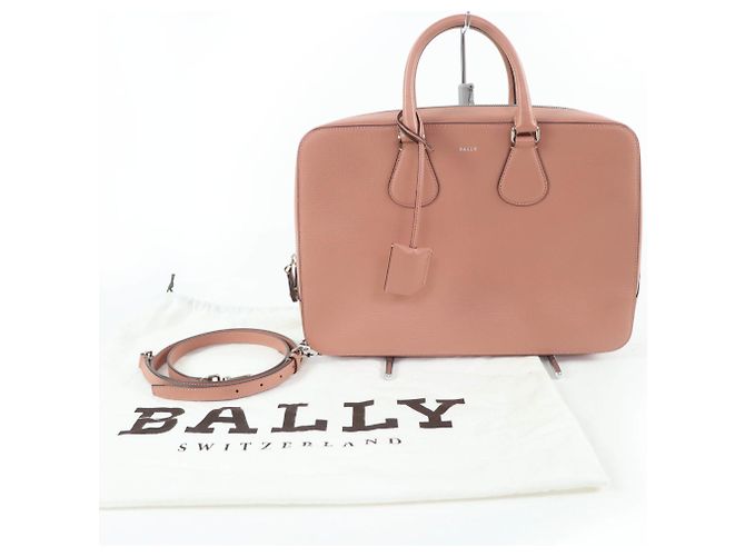 Bolsa 2-Way em couro BALLY BOND MD Rosa - vista 2
