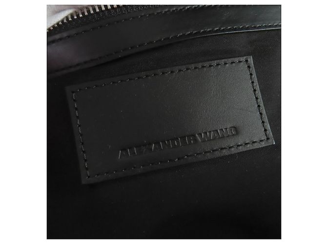 Borsa a tracolla Alexander Wang in pelle di vitello nera Nero - vista 10