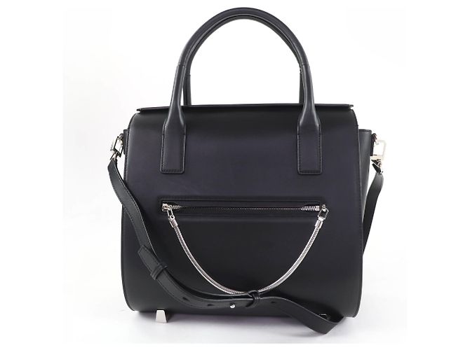 Borsa a tracolla Alexander Wang in pelle di vitello nera Nero - vista 2