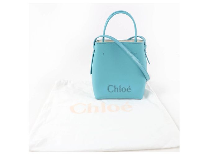 Saco Micro Tote Chloé Sense Azul - vista 2