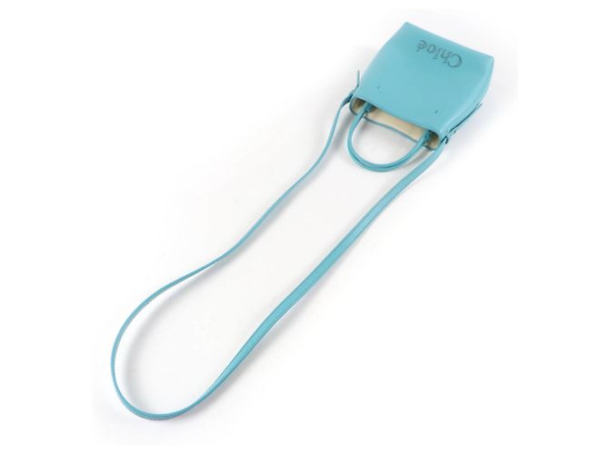 Saco Micro Tote Chloé Sense Azul - vista 5