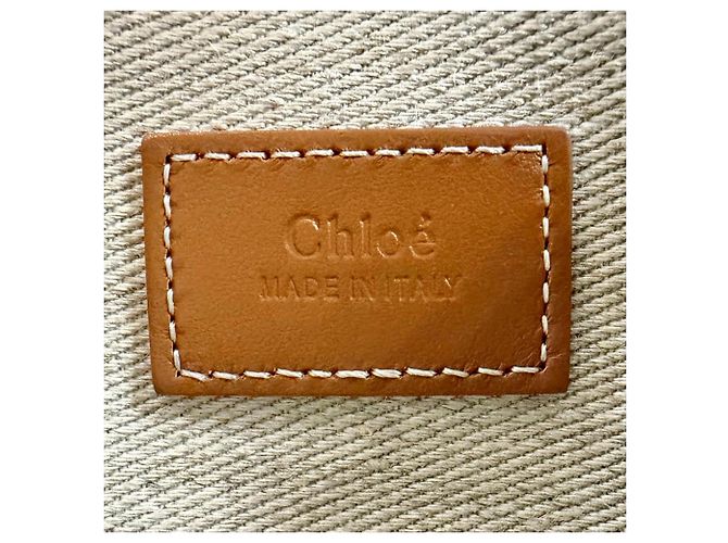 Chloé Woody Small Tote Bag Beige - Ansicht 10