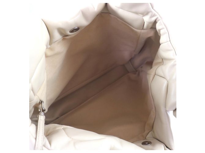 Stella Mc Cartney Stella McCartney Logo Puffy Tote Bag Beige - Ansicht 8