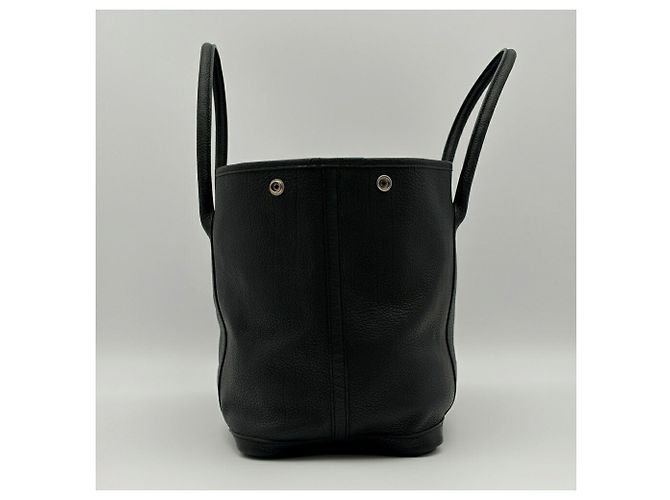Hermès Borsa Tote Hermes Garden PM Nero - vista 7