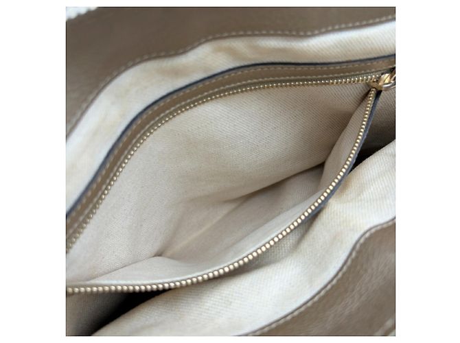 Bamboo Borsa a tracolla Gucci GG Canvas Beige D'oro - vista 18