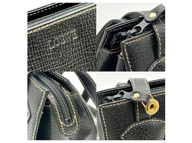 Borsa a tracolla Loewe Barcelona Nero - vista 12