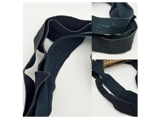 Prada Shopper aus Wolle und Leder Braun Lila - Ansicht 7