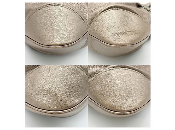 Borsa Salvatore Ferragamo Gancini Marissa Bronzo - vista 13