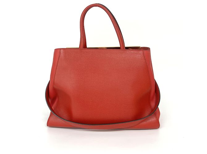 Fendi 2Jours Patent Medium Rosso - vista 2