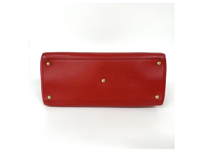 Fendi 2Jours Patent Medium Rosso - vista 7
