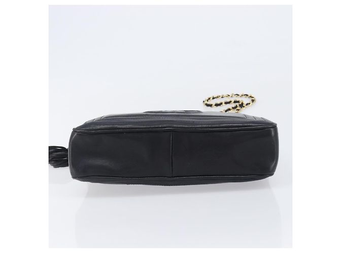 Chanel Vintage CC Camera Leather Large Schwarz - Ansicht 4