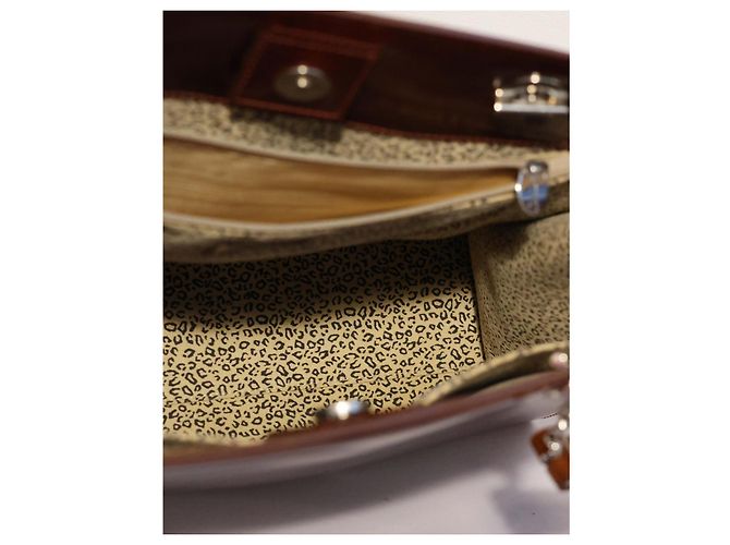 Borsa tote Cartier in pelle Tabacco Marrone - vista 14