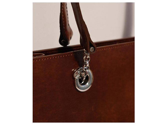 Borsa tote Cartier in pelle Tabacco Marrone - vista 17