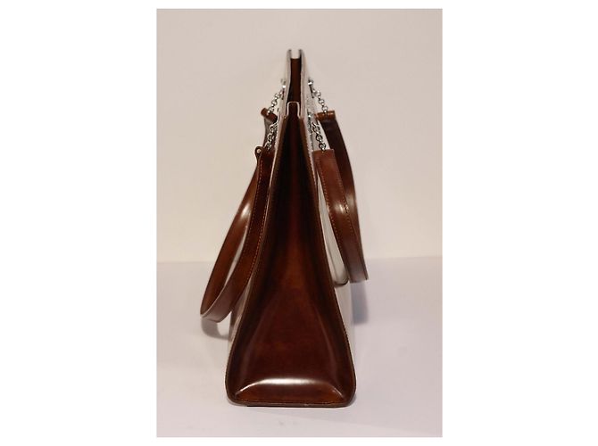 Borsa tote Cartier in pelle Tabacco Marrone - vista 4