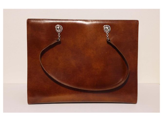 Borsa tote Cartier in pelle Tabacco Marrone - vista 5