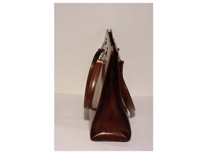 Borsa tote Cartier in pelle Tabacco Marrone - vista 6
