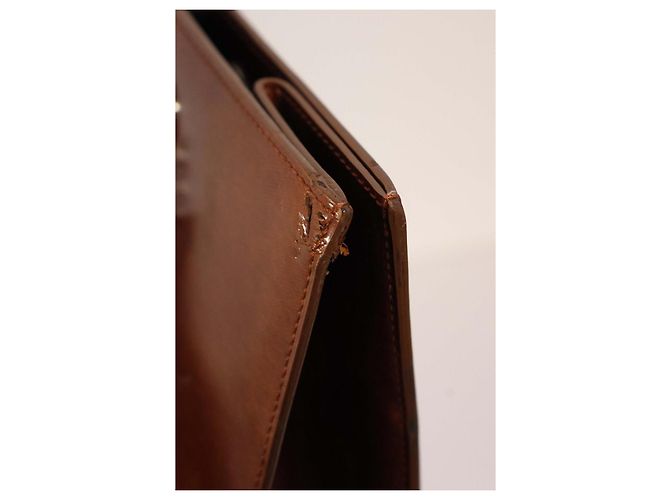 Borsa tote Cartier in pelle Tabacco Marrone - vista 7