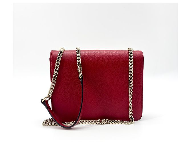Gucci Interlocking Leather Small Rot - Ansicht 2