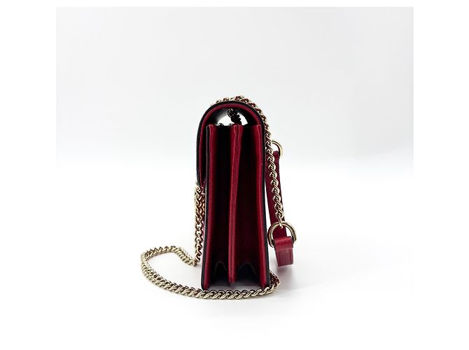 Gucci Interlocking Leather Small Rot - Ansicht 3