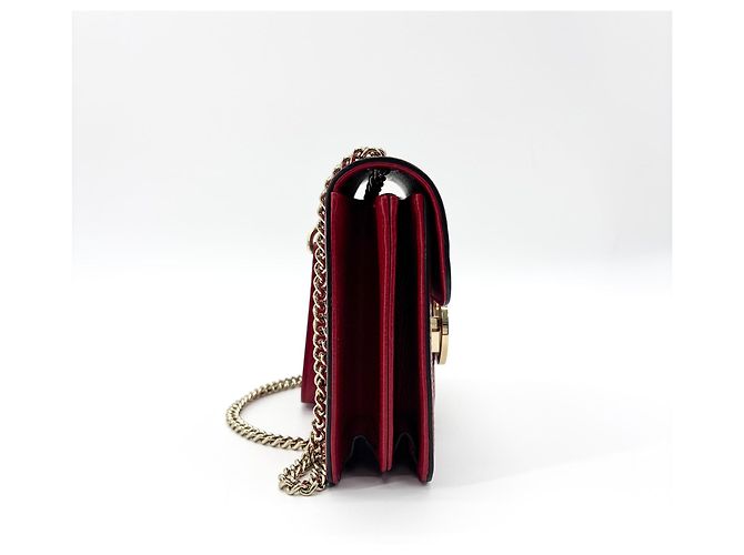 Gucci Interlocking Leather Small Rot - Ansicht 4