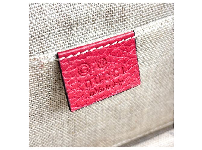 Gucci Interlocking Leather Small Rot - Ansicht 6