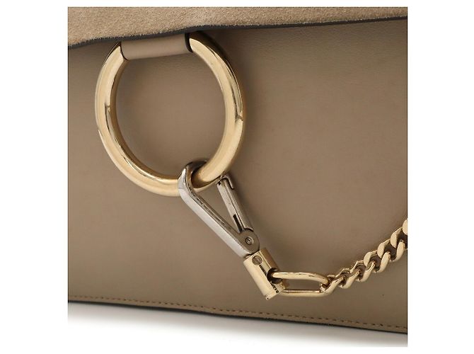 Borsa a tracolla Chloé Faye in Grayish Grigio - vista 6