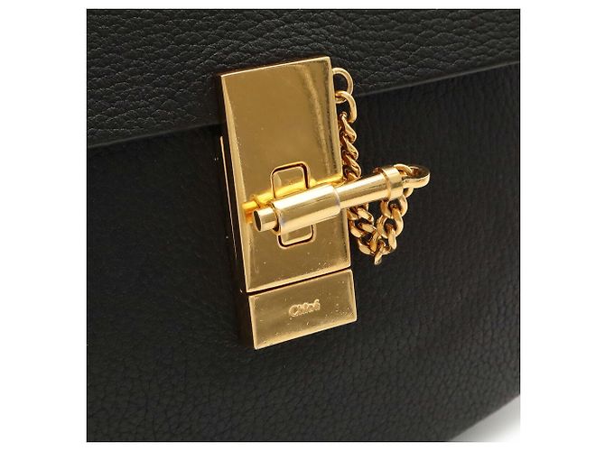 Chloé Drew Pochette Chain Shoulder Bag Negro - vista 6