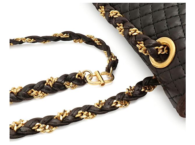 BALLY gesteppte Leder-Schultertasche Schwarz - Ansicht 5