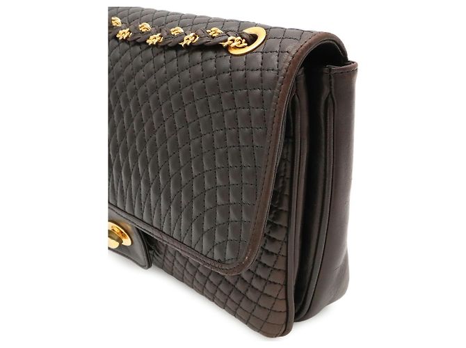 BALLY gesteppte Leder-Schultertasche Schwarz - Ansicht 7