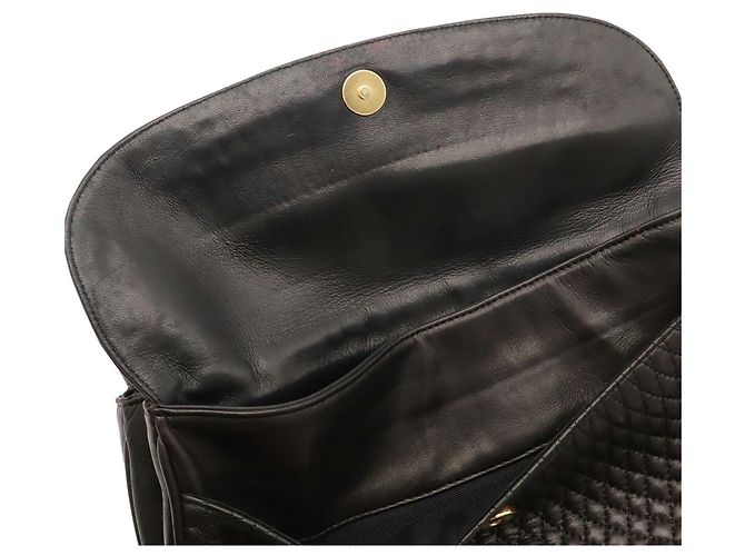 BALLY gesteppte Leder-Schultertasche Schwarz - Ansicht 9