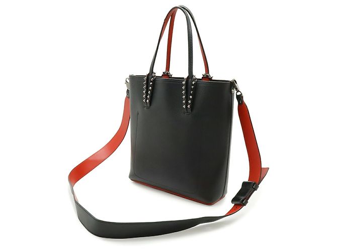 Borsa Christian Louboutin Cabata Nero Rosso - vista 3