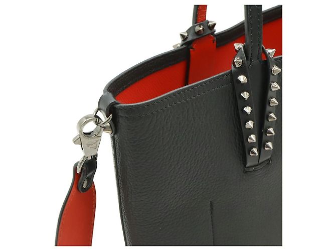 Borsa Christian Louboutin Cabata Nero Rosso - vista 8