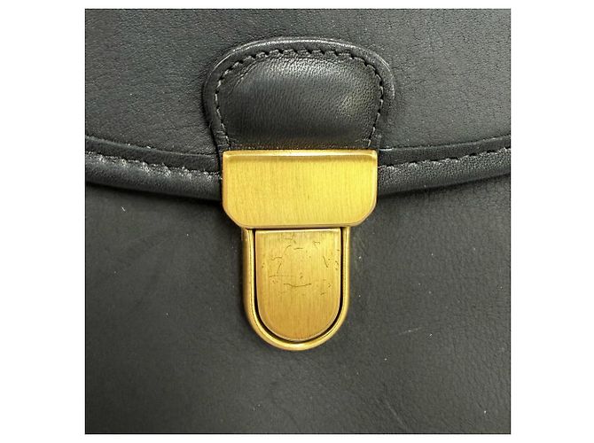 COACH Vintage JACKSON BUCKET Schultertasche aus Leder Schwarz - Ansicht 9