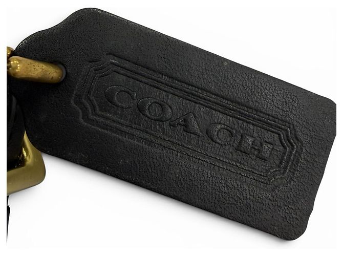 COACH Vintage 9953 Schultertasche aus Leder Schwarz - Ansicht 10