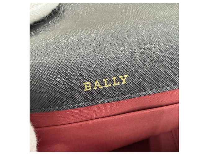 BALLY Seliah Schultertasche aus Leder mit Kette Schwarz - Ansicht 12