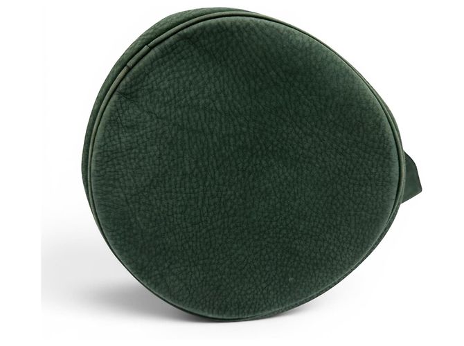 COACH Vintage Nubuck Leather Drawstring Shoulder Bag Green - view 5
