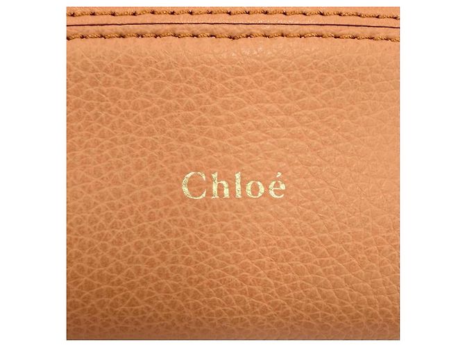 Borsa a tracolla Chloé in pelle marrone - vista 11