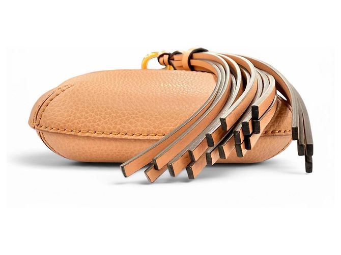 Borsa a tracolla Chloé in pelle marrone - vista 5