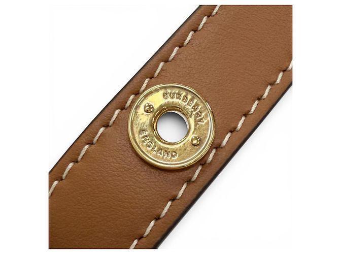 Borsa a tracolla Burberry Elizabeth Marrone Beige - vista 7