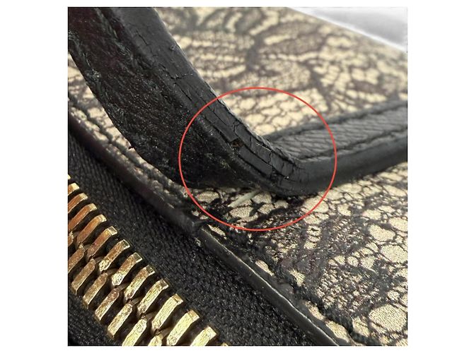 Dolce & Gabbana Leder-Tote-Bag mit Spitzenprint Schwarz Beige - Ansicht 14
