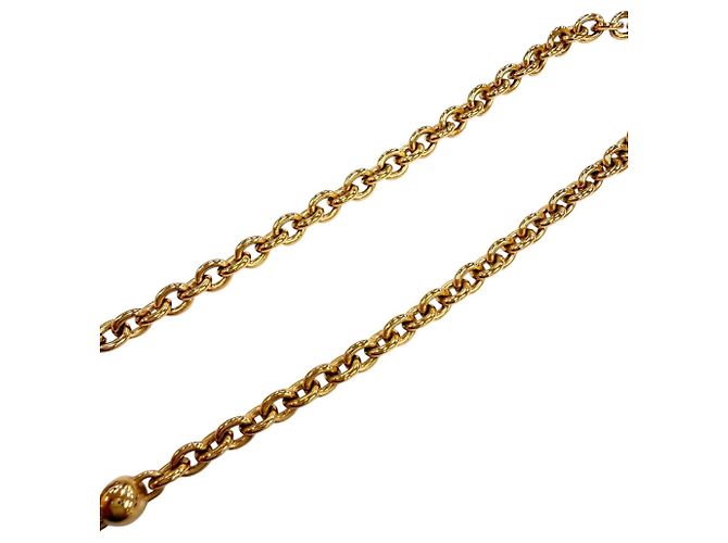 Collana Choker a catena con logo Miu Miu D'oro - vista 5