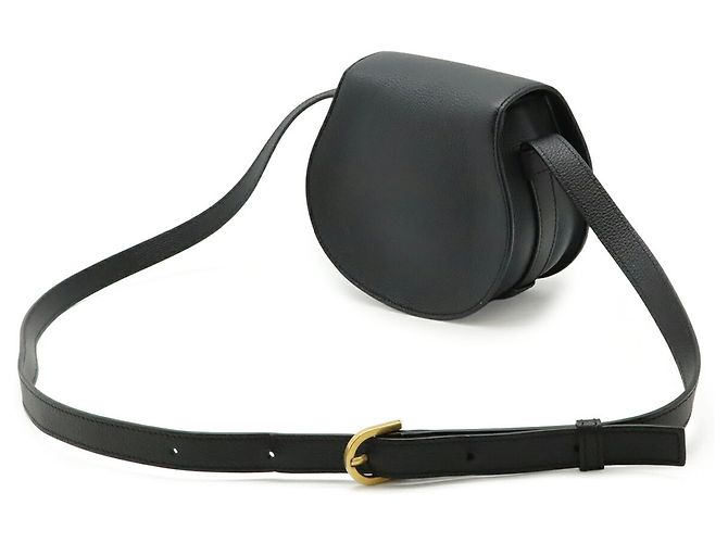 Chloé Marcie Small Saddle Bag Schwarz - Ansicht 3