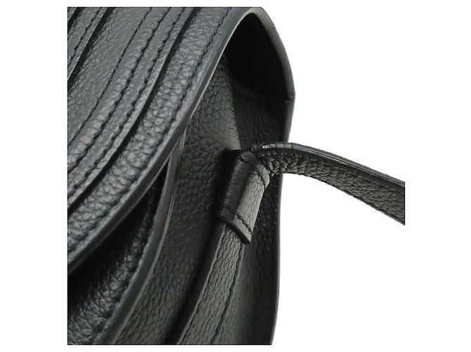 Chloé Marcie Small Saddle Bag Schwarz - Ansicht 7