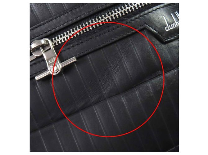 Alfred Dunhill Sac à main Dunhill Rollagas Top Handle Noir - vue 15