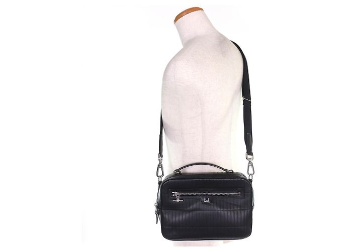 Alfred Dunhill Sac à main Dunhill Rollagas Top Handle Noir - vue 9