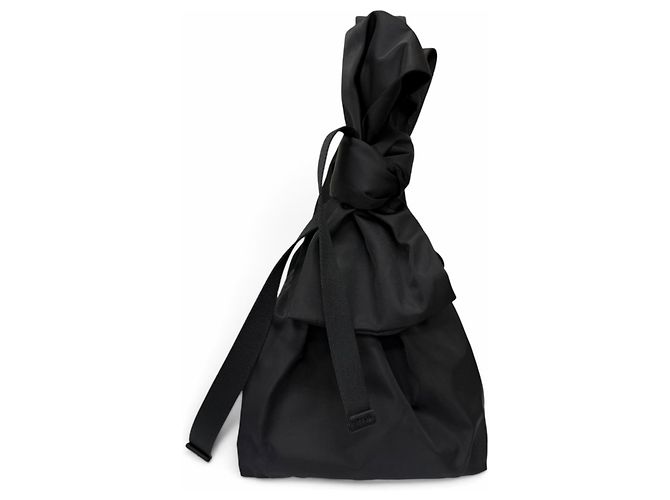 Marc Jacobs The Bow Nylon Sack Bag Preto - vista 3