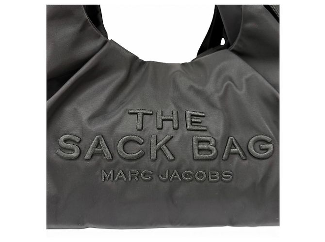 Marc Jacobs The Bow Nylon Sack Bag Preto - vista 8