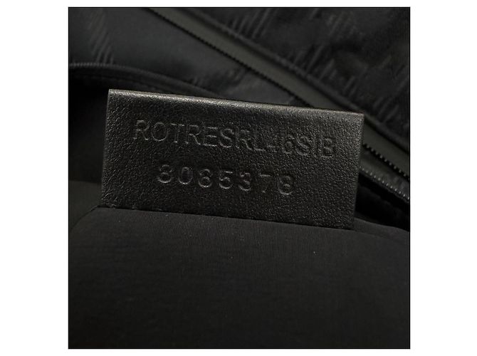 Borsa Tote Grande Burberry in Nylon Check Jacquard Nero - vista 11