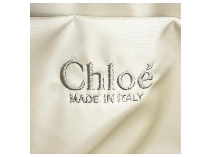 Chloé WOODY Medium Tote Bag Beige - Ansicht 10